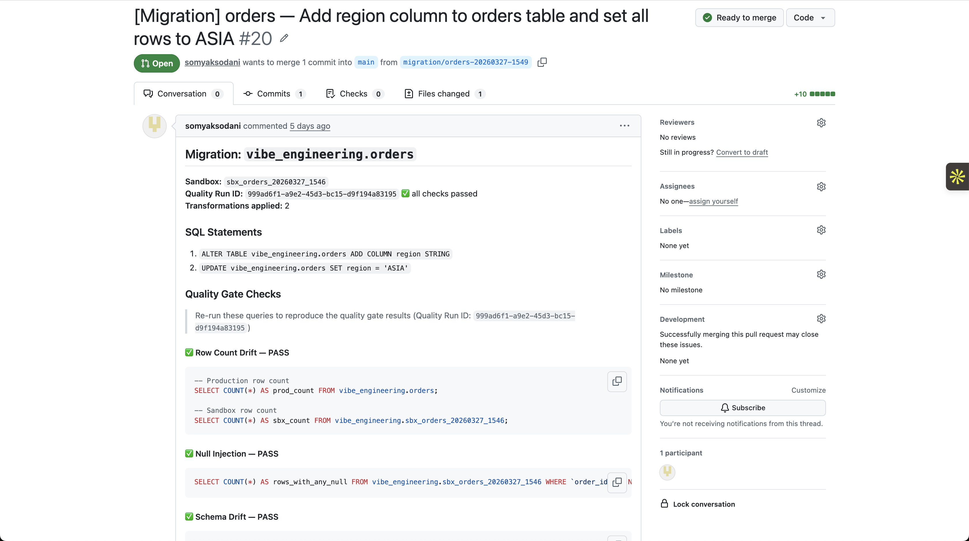 Data Sandbox UI